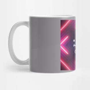 Re-Solved Mysteries Glowy AF Neon Logo v2 Mug